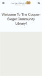 Mobile Screenshot of coopersiegelcommunitylibrary.org